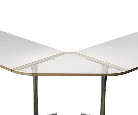 mAx table, cut-out, modular tabletop connection detail