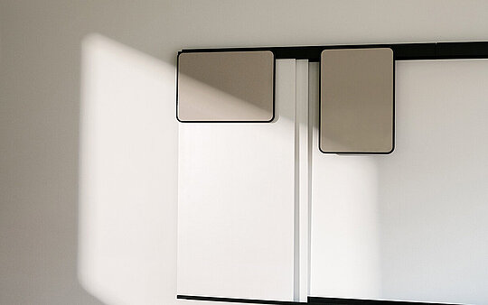 Confair Next Liteboards in meeting room, collaboration area