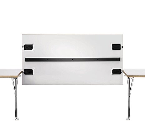mAx table, cut-out, tabletop connector and locking detail