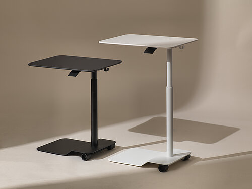 Confair Next side tables, mobile workstation scene